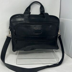 Tumi Leather Laptop Bag